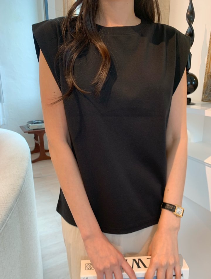 Allu - Korean Women Fashion - #womensfashion - Vera Sleeveless Tee - 9