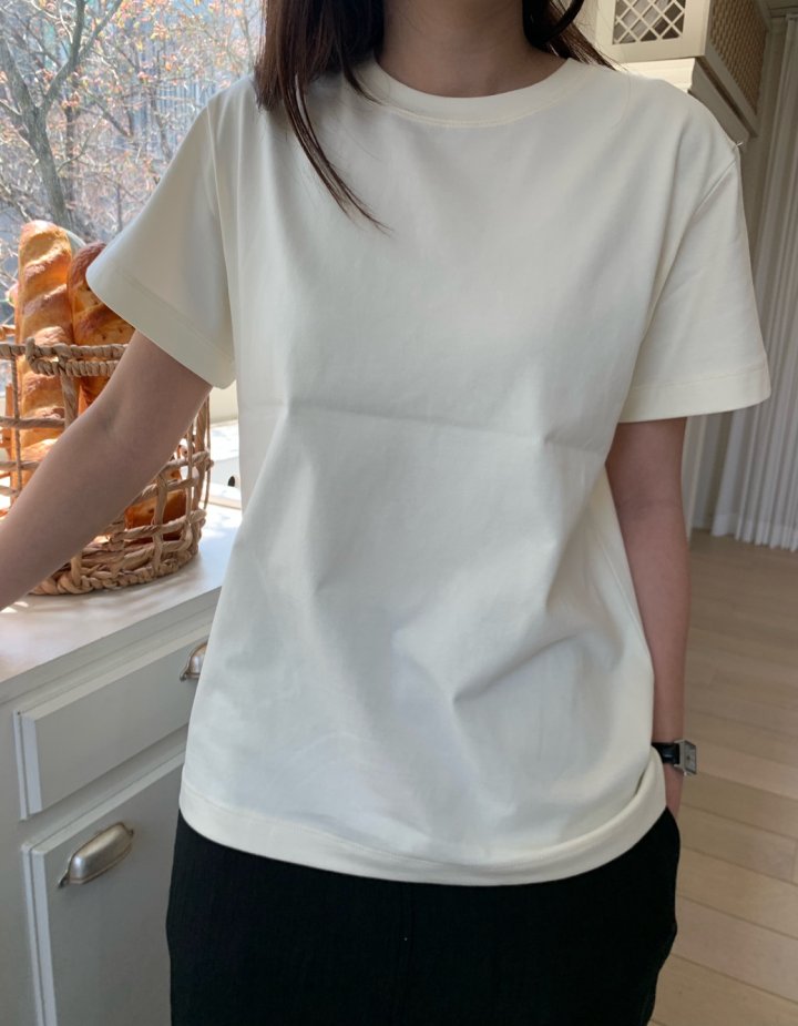 Allu - Korean Women Fashion - #womensfashion - Regular Span Tee - 11