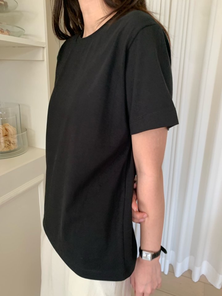 Allu - Korean Women Fashion - #womensfashion - Regular Span Tee - 5