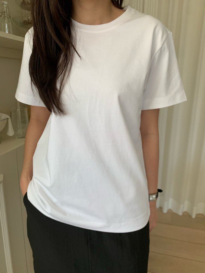 Allu - Korean Women Fashion - #womensfashion - Regular Span Tee - 7