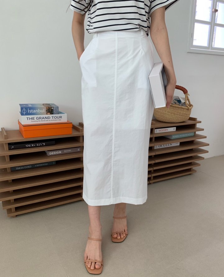 Allu - Korean Women Fashion - #womensfashion - Long Span H Skirt - 5