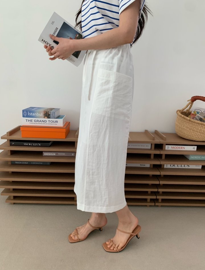 Allu - Korean Women Fashion - #momslook - Belt Pocket Skirt - 4