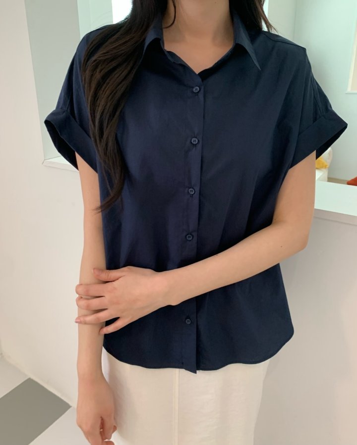 Allu - Korean Women Fashion - #womensfashion - Roll-Up Shirt - 3