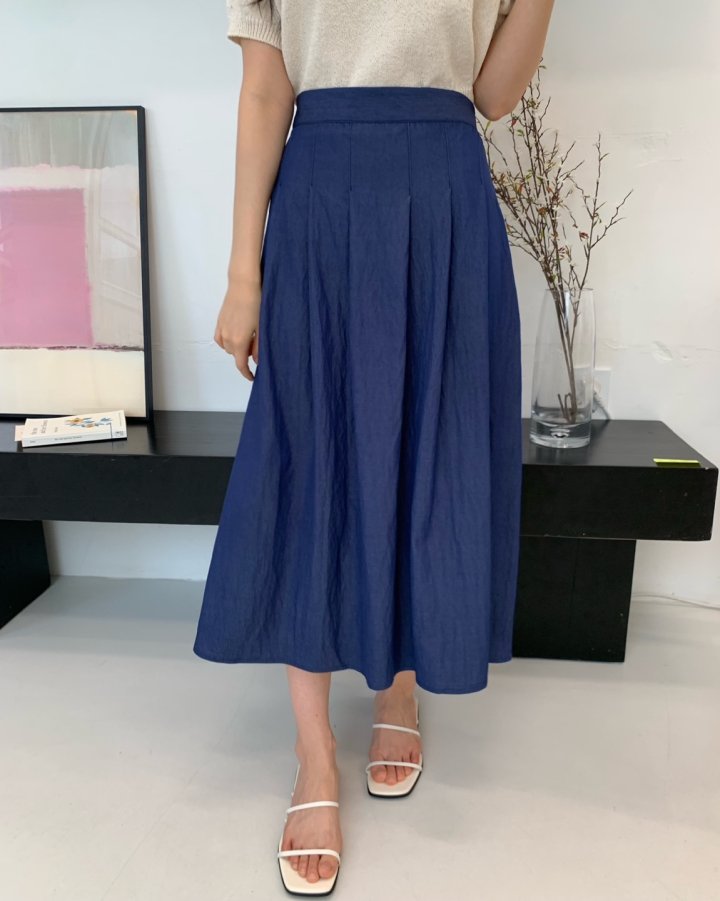 Allu - Korean Women Fashion - #womensfashion - Summer Denim Hull Skirt