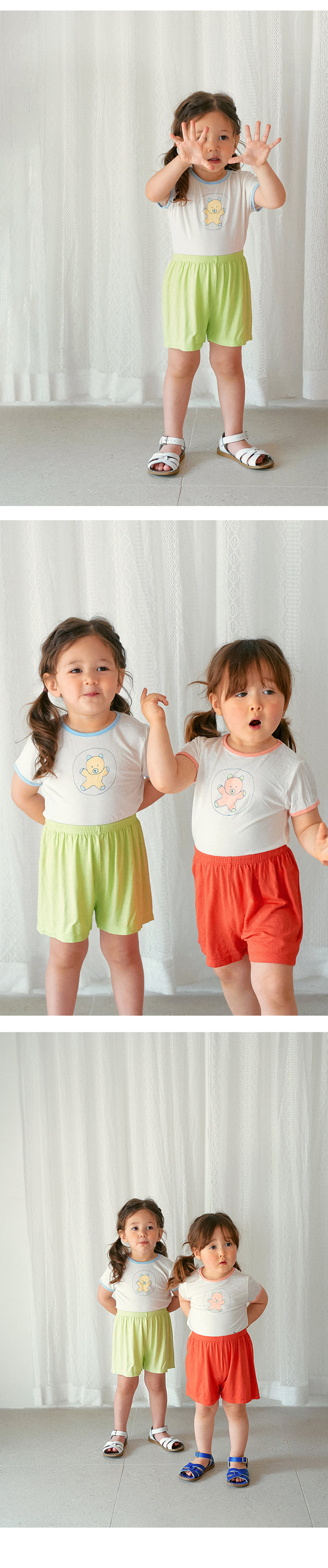 Amber - Korean Children Fashion - #kidzfashiontrend - Cool Bear Set - 4