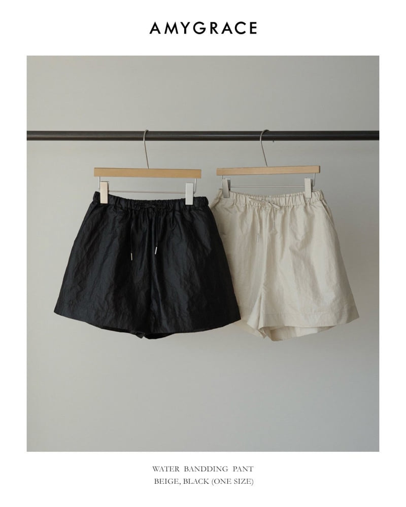 Amygrace - Korean Women Fashion - #momslook - Water Banding Pants