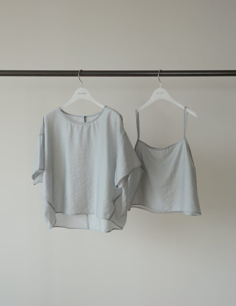 Amygrace - Korean Women Fashion - #momslook - Set Slip Blouse - 11