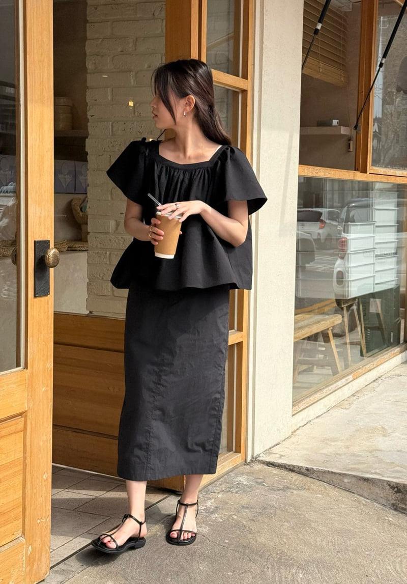 Amygrace - Korean Women Fashion - #momslook - Tenshi Banding Skirt - 6