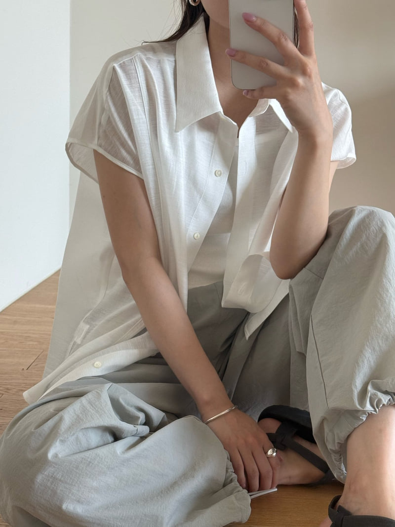 Amygrace - Korean Women Fashion - #momslook - Bay Wrap Blouse - 7