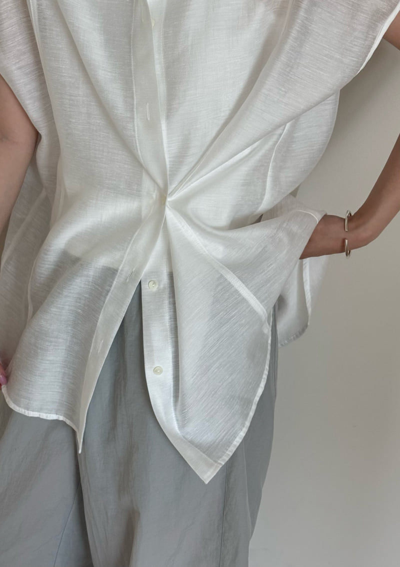 Amygrace - Korean Women Fashion - #momslook - Bay Wrap Blouse - 9