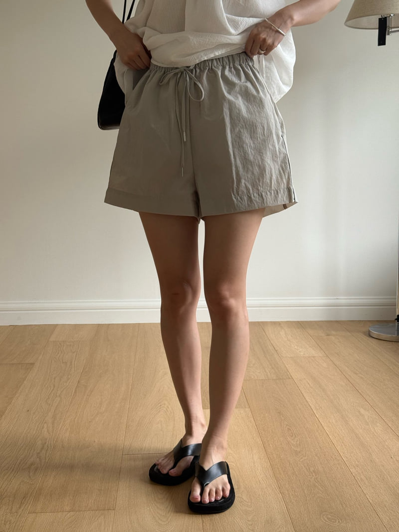 Amygrace - Korean Women Fashion - #momslook - Nylon Track Shorts - 6