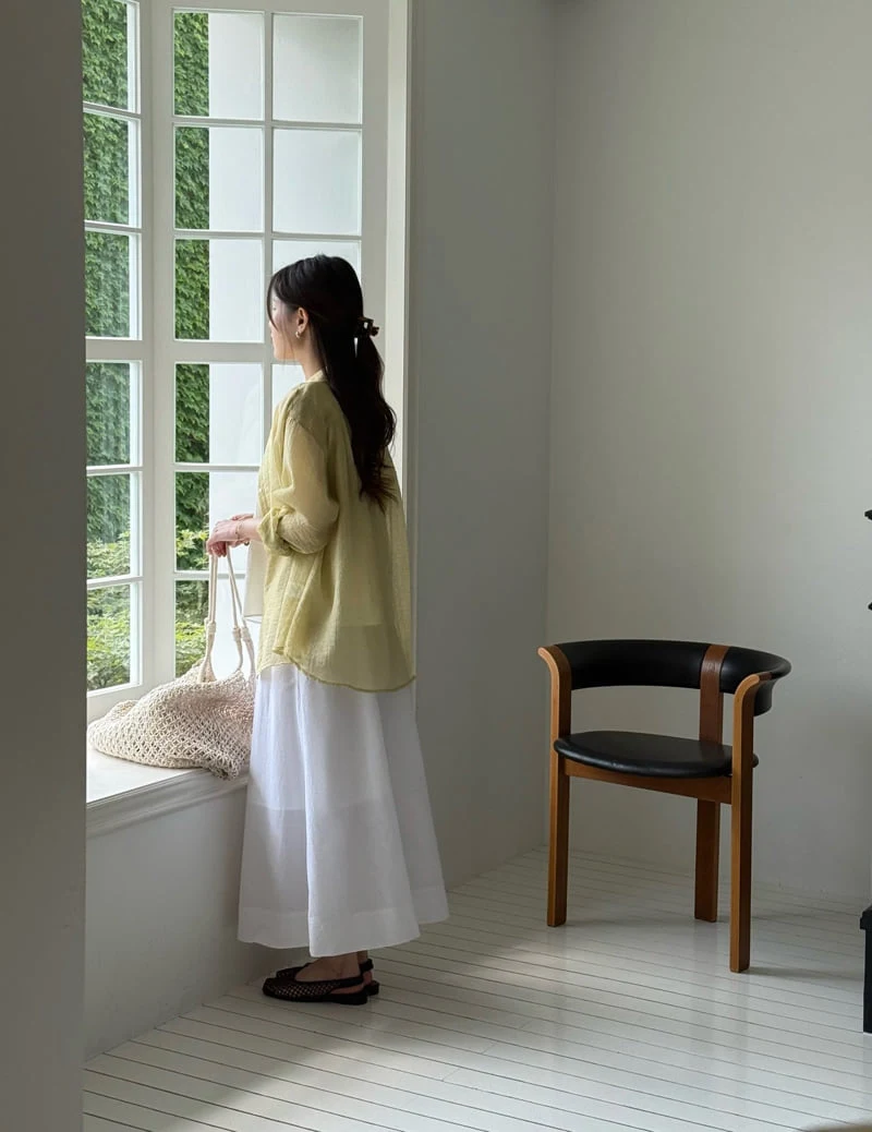 Amygrace - Korean Women Fashion - #pursuepretty - Flowy Tencel Skirt - 4
