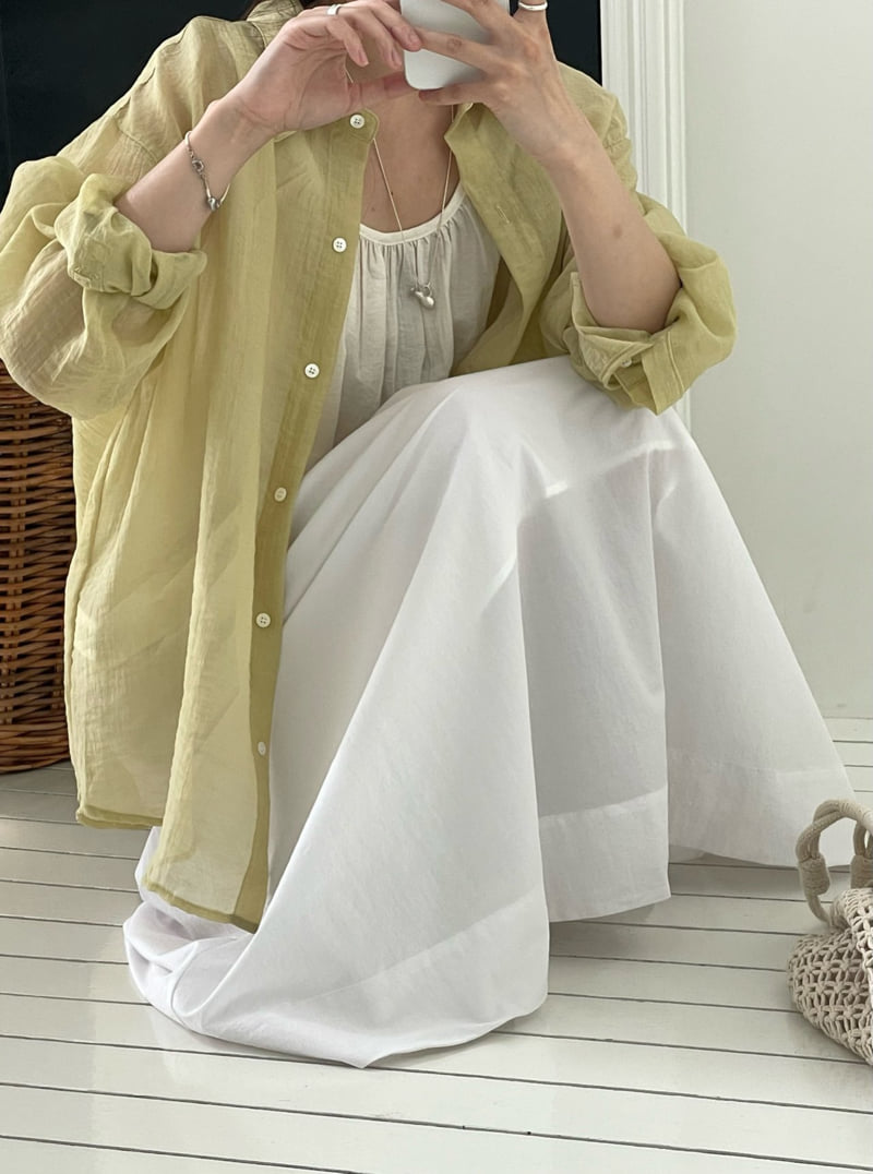 Amygrace - Korean Women Fashion - #romanticstyle - Marena Summer Shirt - 6