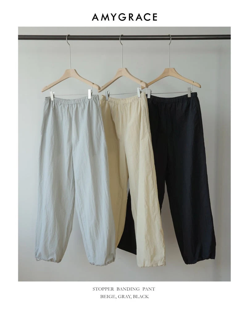 Amygrace - Korean Women Fashion - #thelittlethings - Stuffer Banding Pants