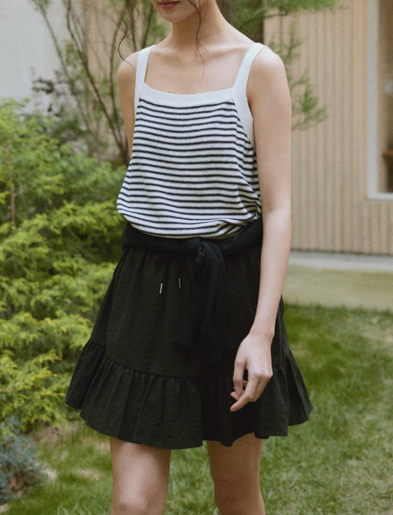 Amygrace - Korean Women Fashion - #thelittlethings - Corso Stripe Knit Sleeveless - 7
