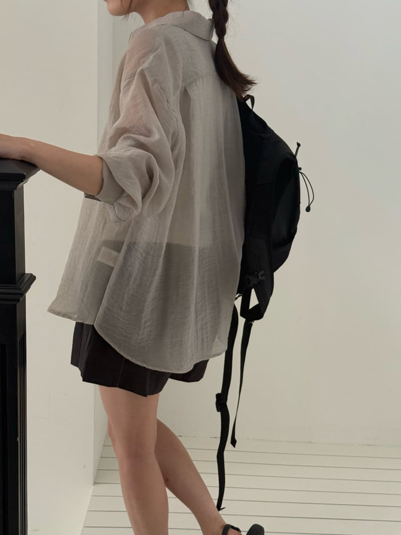 Amygrace - Korean Women Fashion - #vintagekidsstyle - Marena Summer Shirt - 3