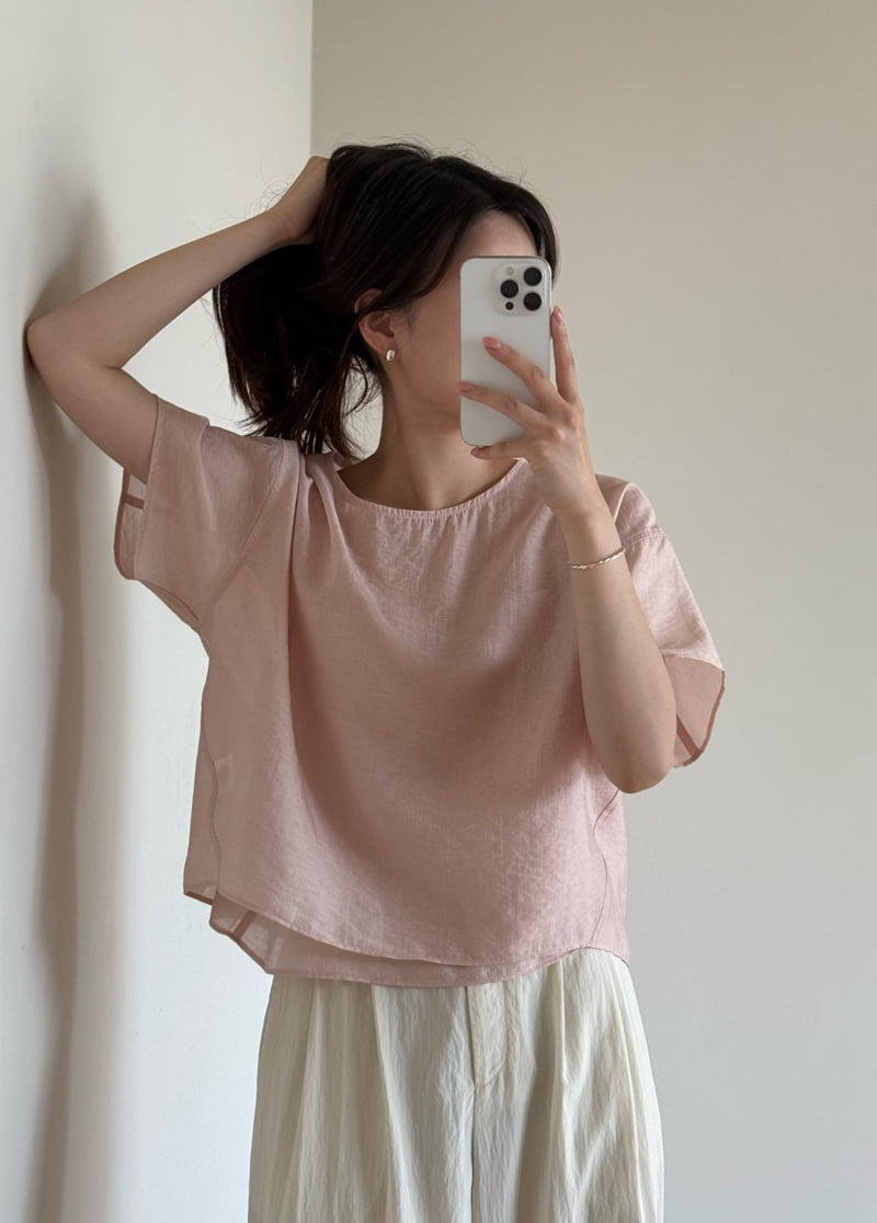 Amygrace - Korean Women Fashion - #womensfashion - Set Slip Blouse - 10