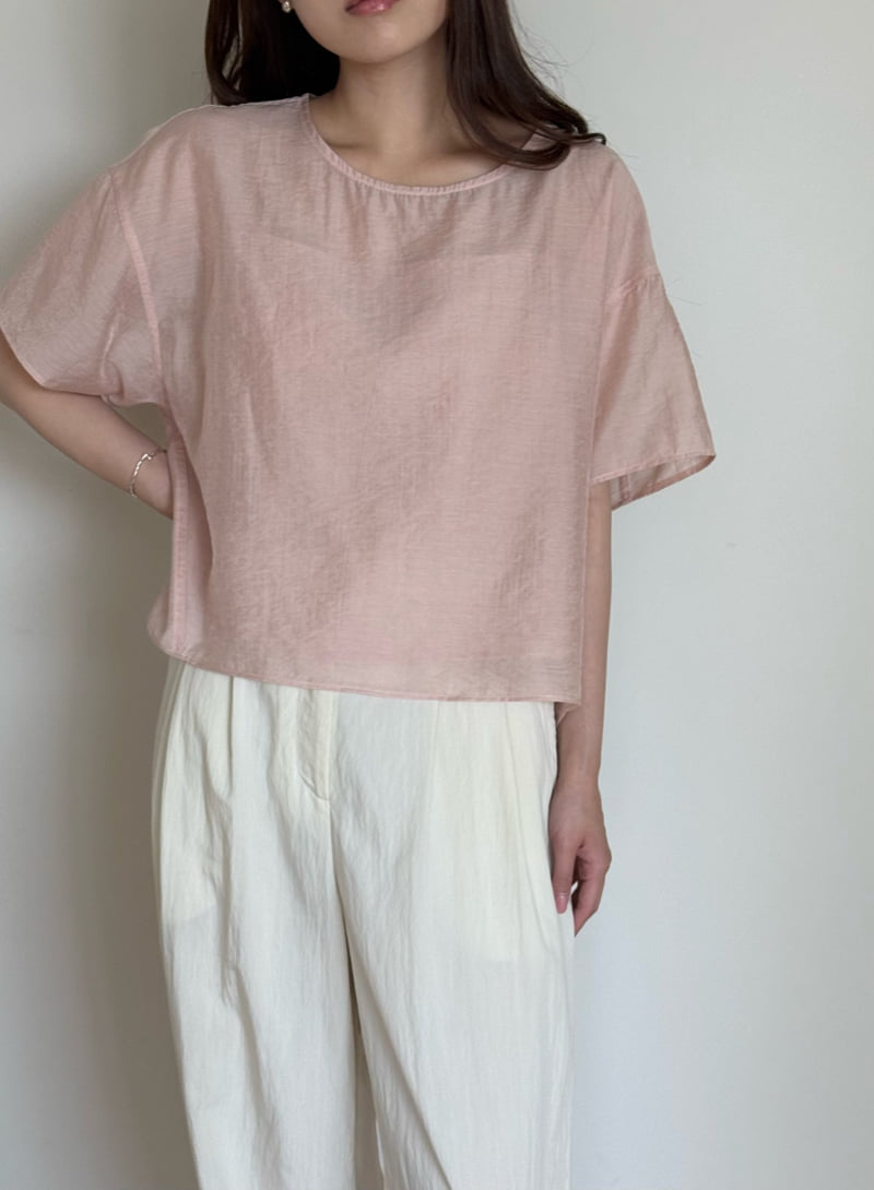 Amygrace - Korean Women Fashion - #womensfashion - Set Slip Blouse - 2