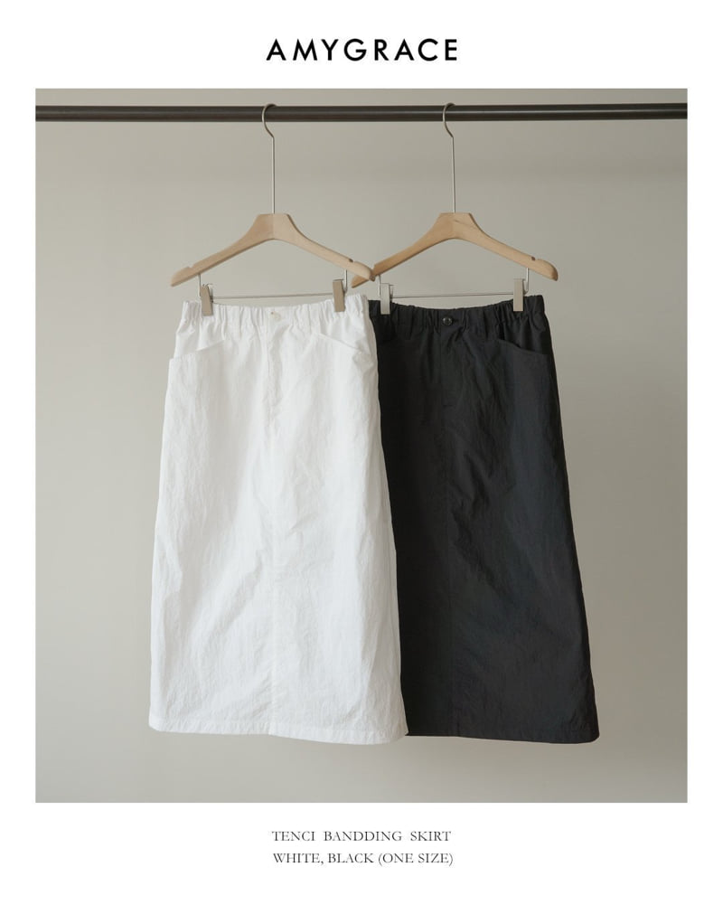 Amygrace - Korean Women Fashion - #womensfashion - Tenshi Banding Skirt