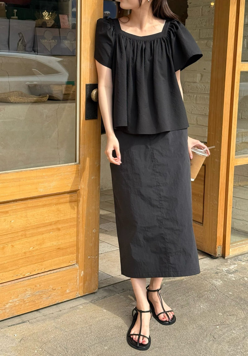 Amygrace - Korean Women Fashion - #womensfashion - Tenshi Banding Skirt - 7