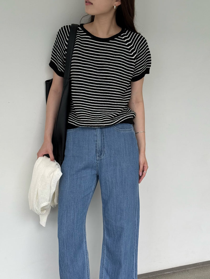 Amygrace - Korean Women Fashion - #womensfashion - Village Stripe Knit - 6