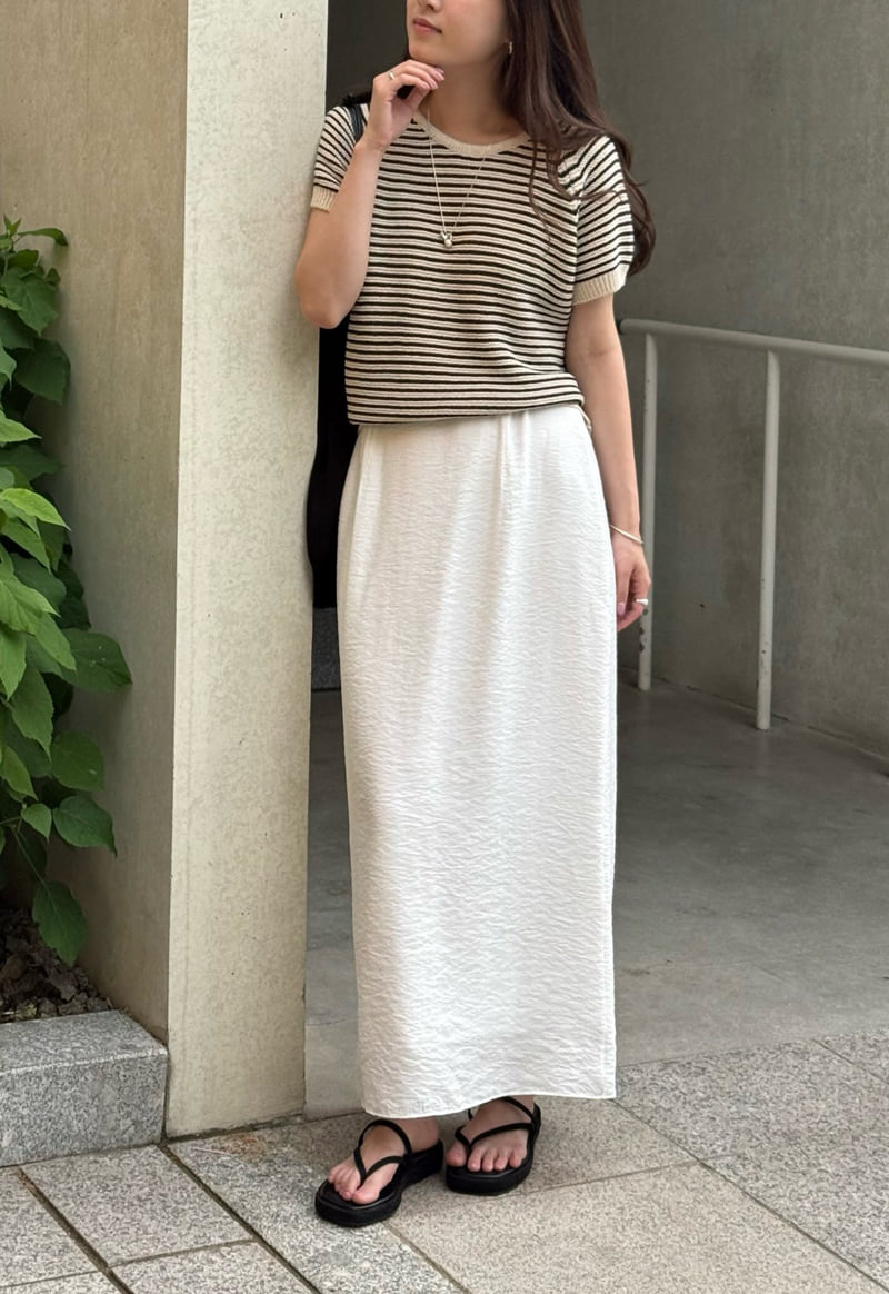 Amygrace - Korean Women Fashion - #womensfashion - Village Stripe Knit - 8