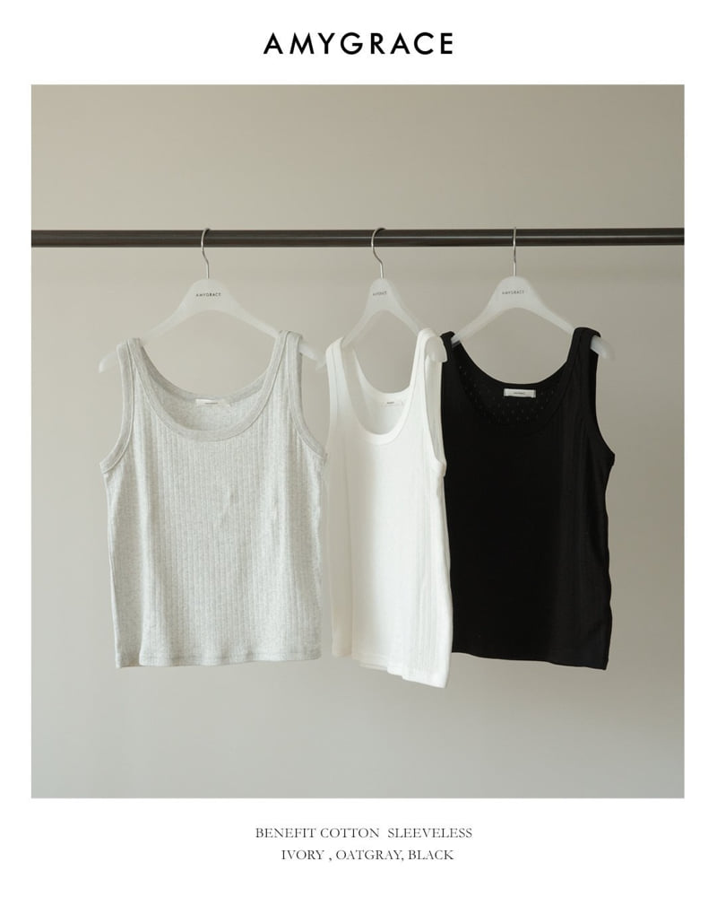 Amygrace - Korean Women Fashion - #womensfashion - Benefit Lacy Sleeveless