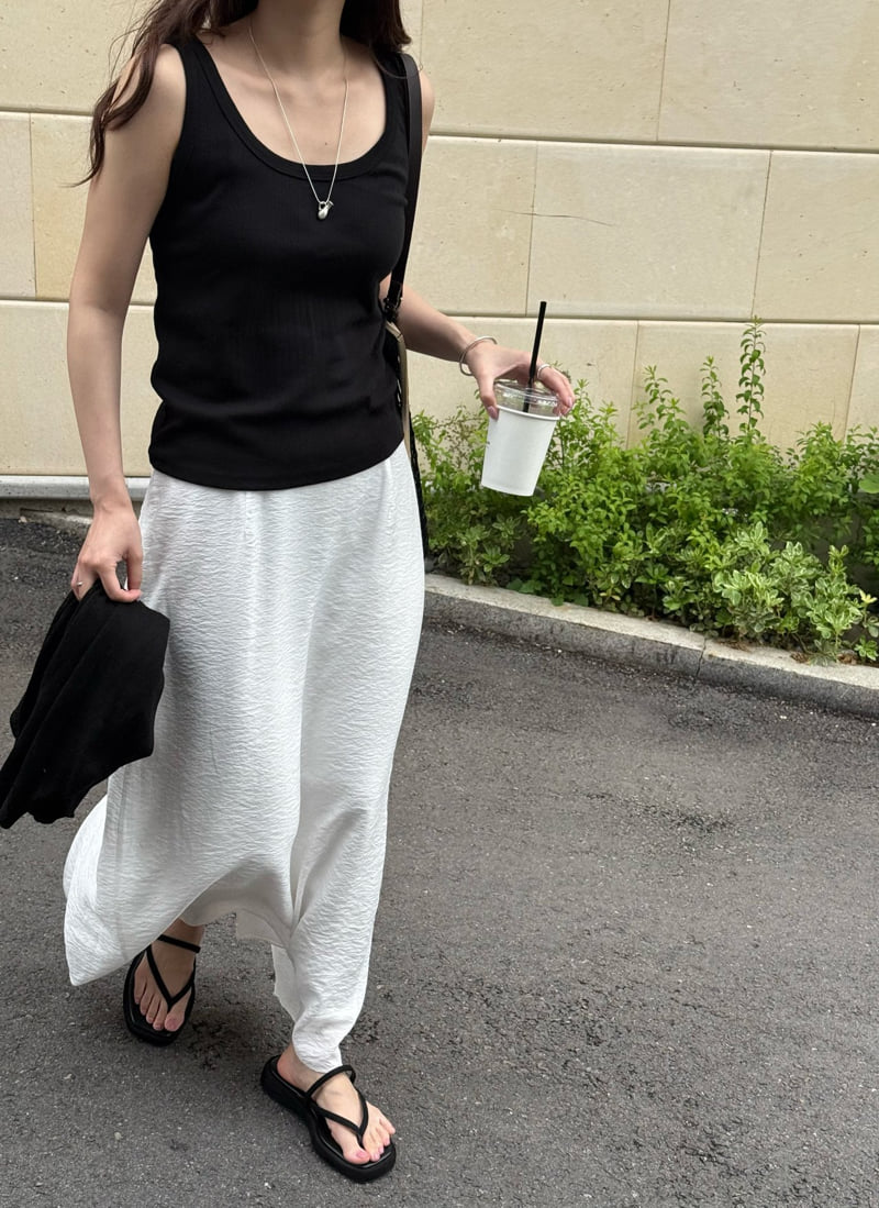 Amygrace - Korean Women Fashion - #womensfashion - Benefit Lacy Sleeveless - 7