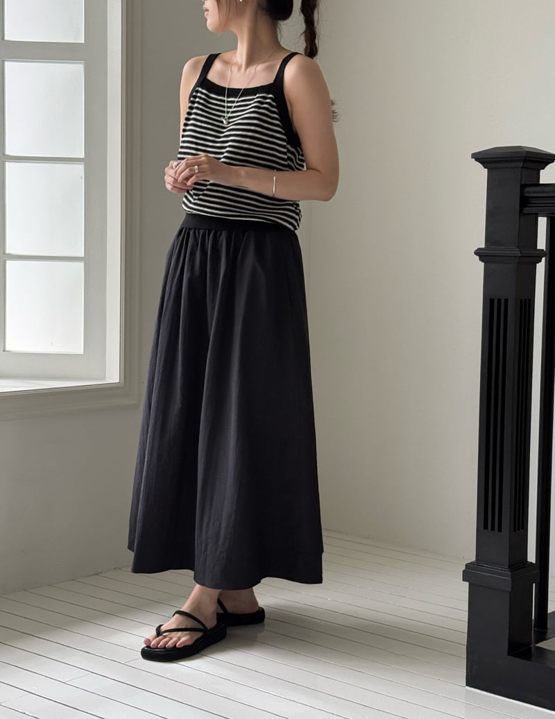 Amygrace - Korean Women Fashion - #womensfashion - Flowy Tencel Skirt - 10