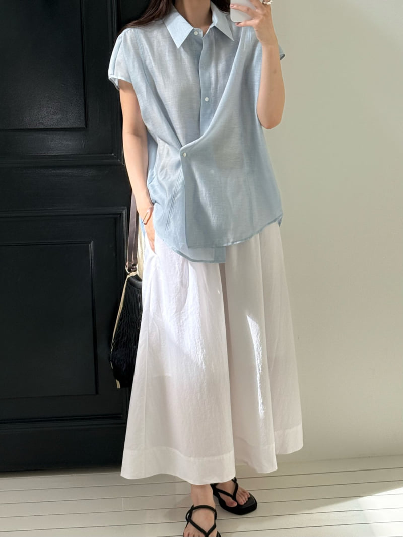 Amygrace - Korean Women Fashion - #womensfashion - Flowy Tencel Skirt - 12