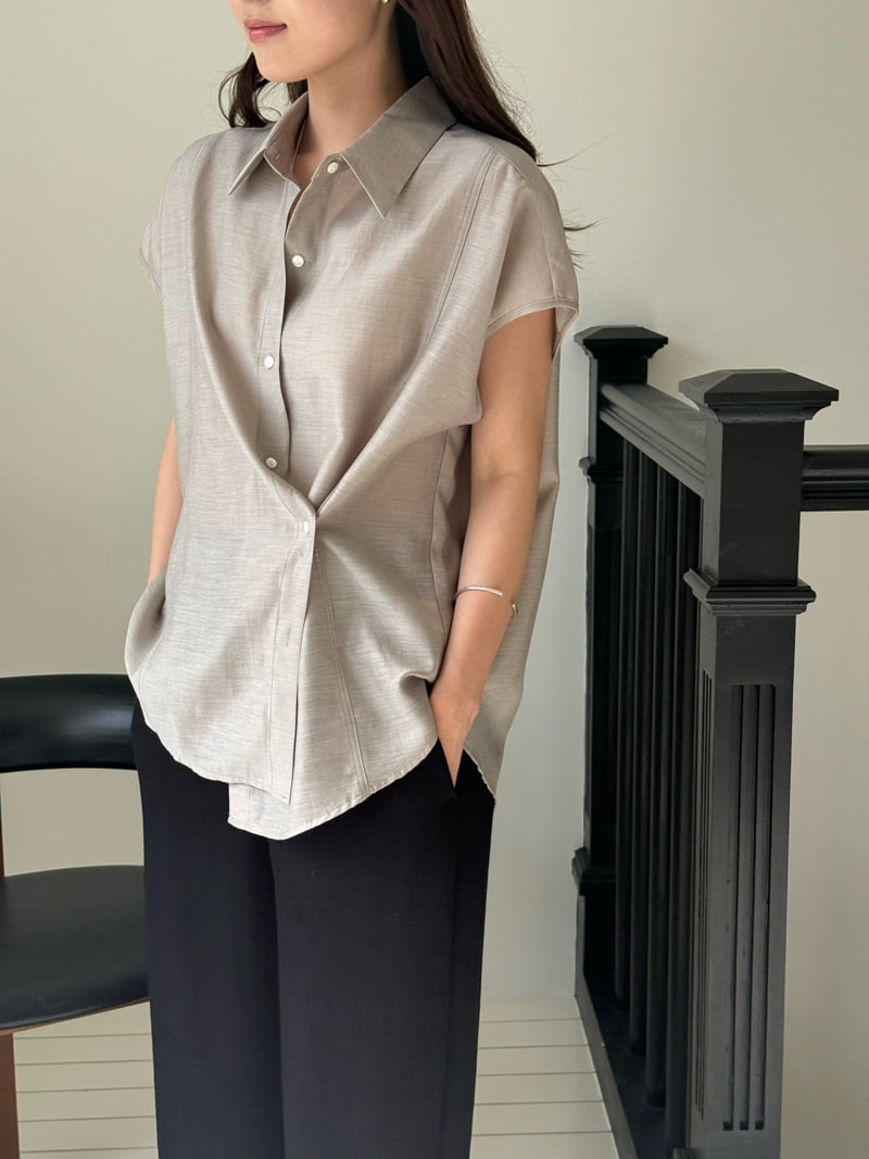 Amygrace - Korean Women Fashion - #womensfashion - Bay Wrap Blouse - 12