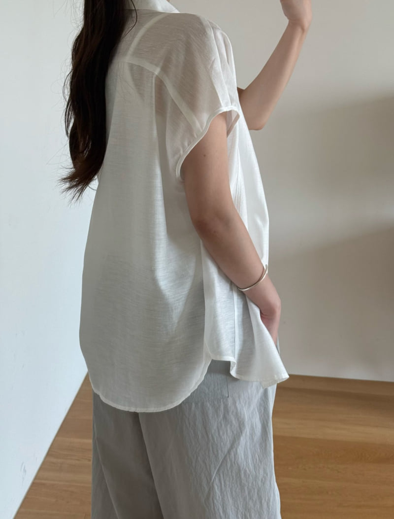 Amygrace - Korean Women Fashion - #womensfashion - Bay Wrap Blouse - 8