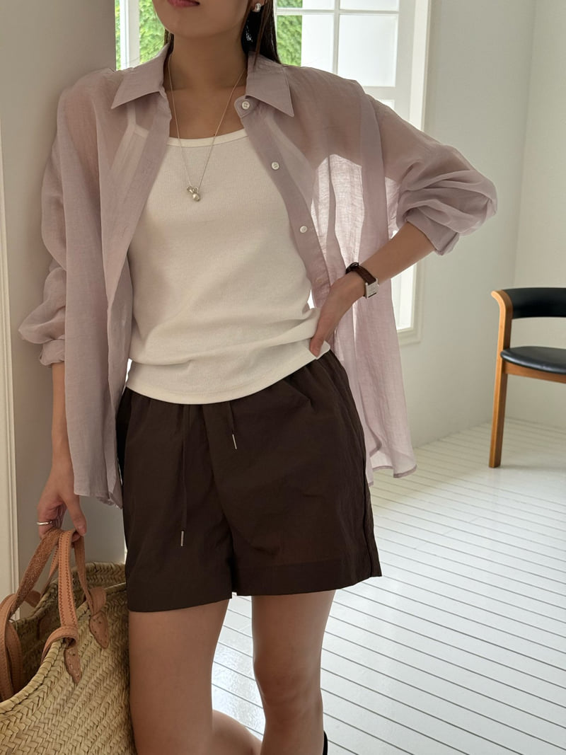 Amygrace - Korean Women Fashion - #womensfashion - Nylon Track Shorts - 11