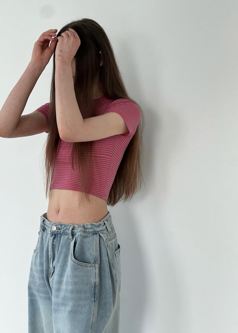 Another Avenue - Korean Women Fashion - #momslook - High Crop Tee - 12
