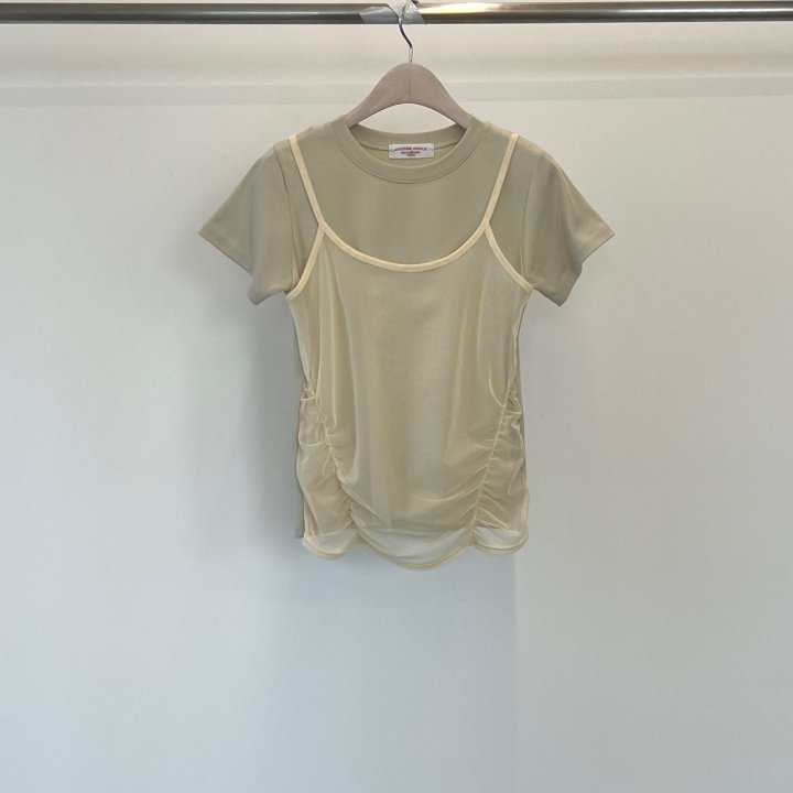Another Avenue - Korean Women Fashion - #womensfashion - Layered Mesh Tee - 4