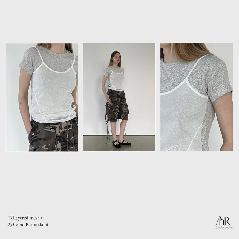 Another Avenue - Korean Women Fashion - #momslook - Layered Mesh Tee - 6