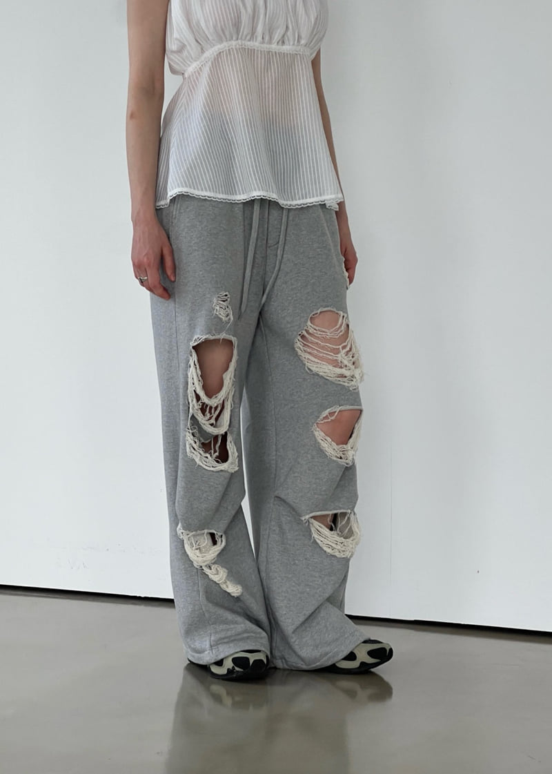 Another Avenue - Korean Women Fashion - #momslook - Vintage Washing Pants - 11