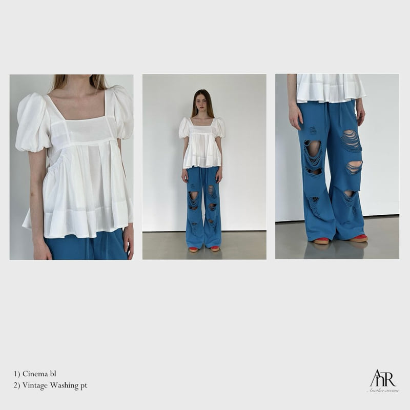 Another Avenue - Korean Women Fashion - #momslook - Cinema Blouse - 9