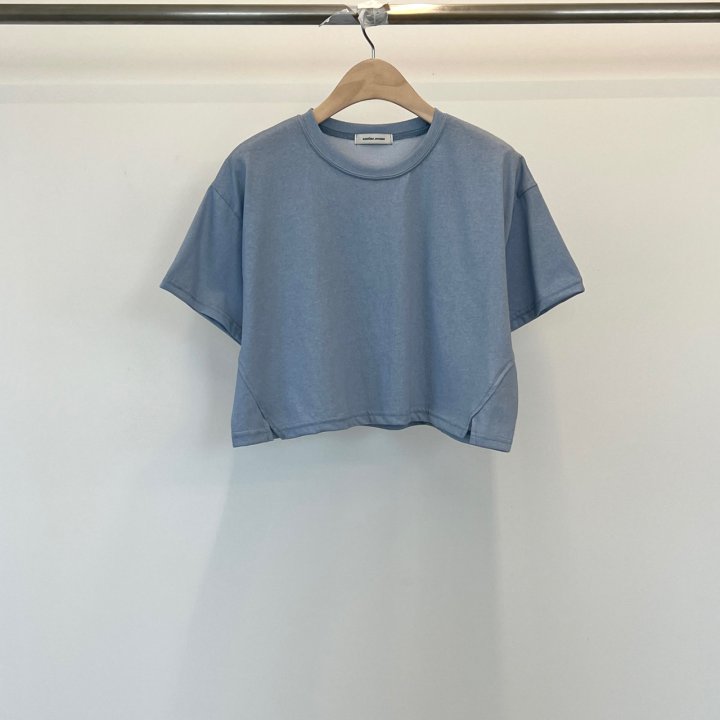 Another Avenue - Korean Women Fashion - #momslook - Pigment Slit Tee - 6