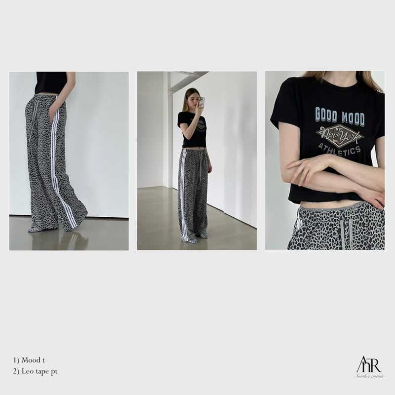 Another Avenue - Korean Women Fashion - #womensfashion - Leopard Tape Pants - 4