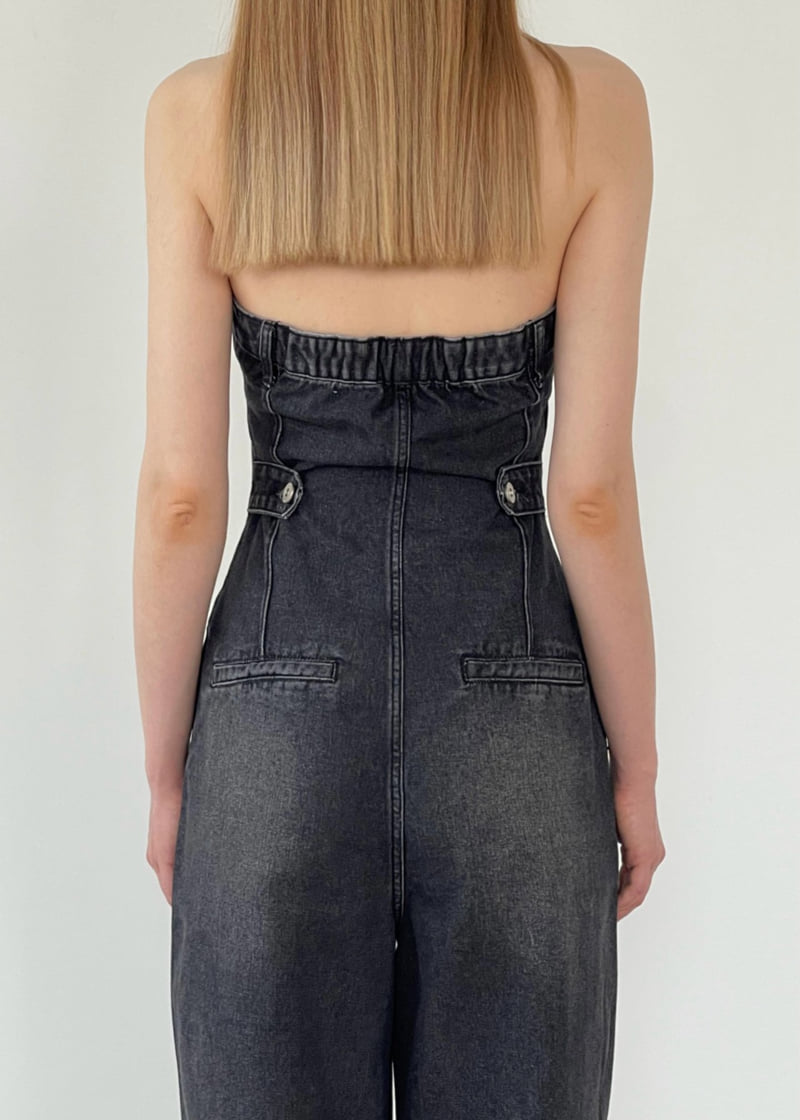 Another Avenue - Korean Women Fashion - #momslook - Motion Denim Jumpsuit - 9