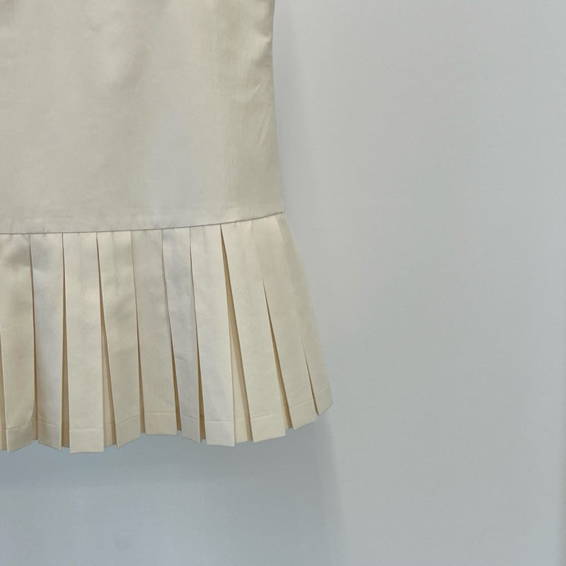 Another Avenue - Korean Women Fashion - #momslook - Pleated Bustier One-piece - 3