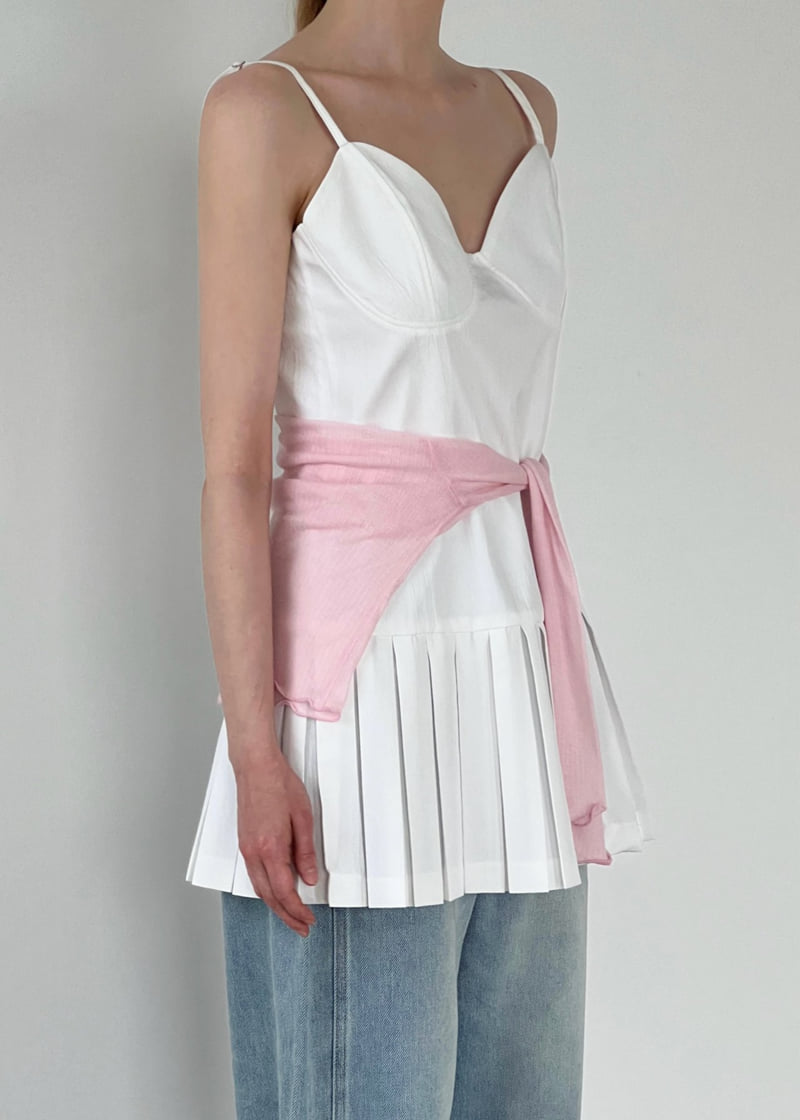 Another Avenue - Korean Women Fashion - #momslook - Pleated Bustier One-piece - 9