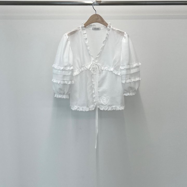 Another Avenue - Korean Women Fashion - #romanticstyle - Motive Blouse - 3