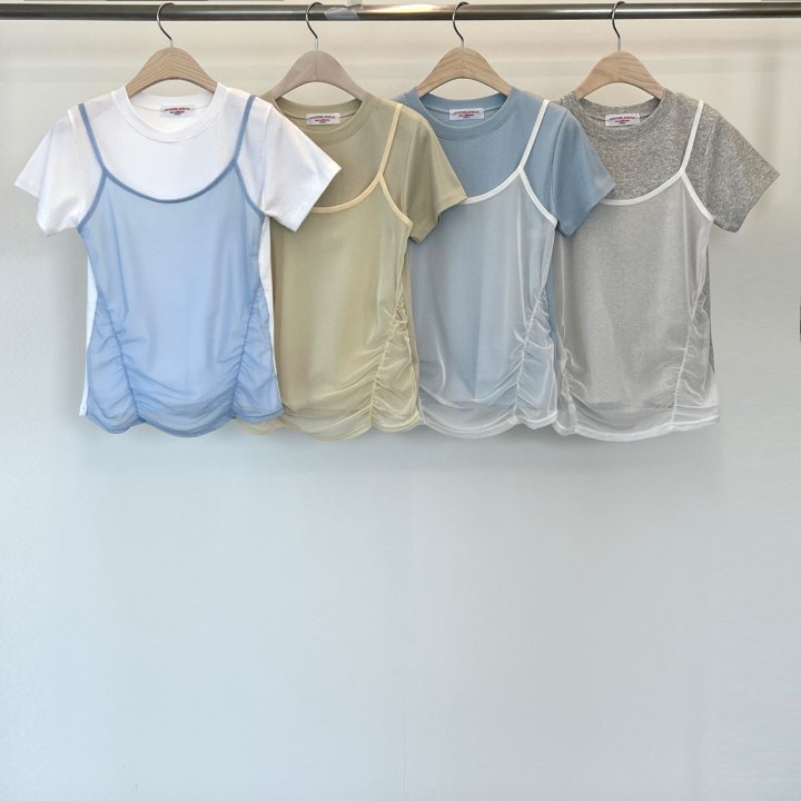 Another Avenue - Korean Women Fashion - #thelittlethings - Layered Mesh Tee