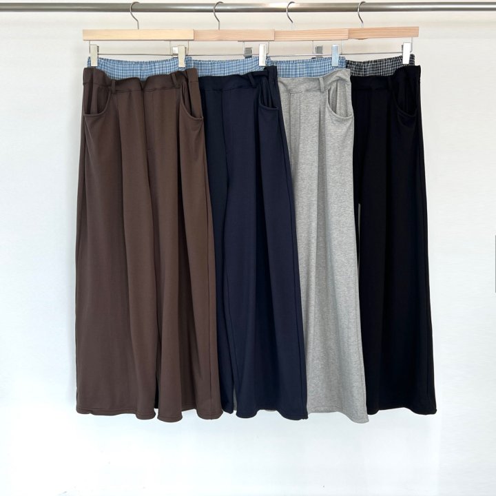 Another Avenue - Korean Women Fashion - #vintagekidsstyle - Lulu Contrast Pants