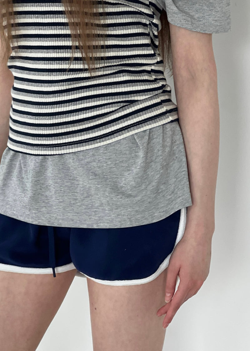 Another Avenue - Korean Women Fashion - #womensfashion - Terry Contrast Short Pants - 12