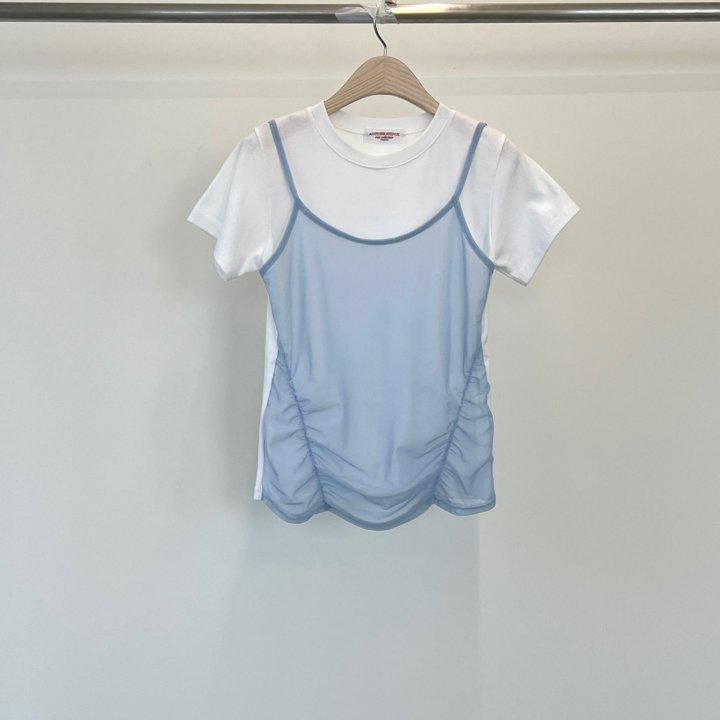 Another Avenue - Korean Women Fashion - #womensfashion - Layered Mesh Tee - 3