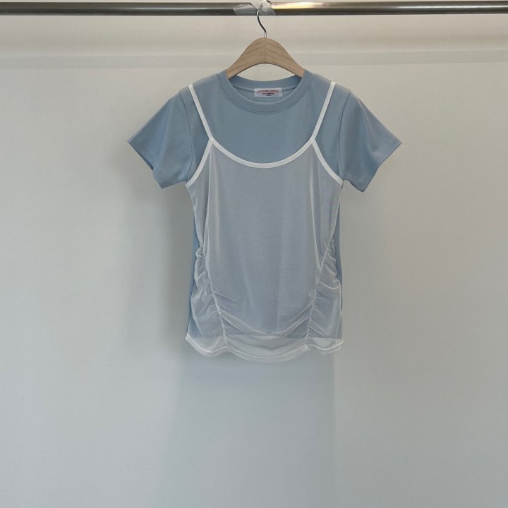 Another Avenue - Korean Women Fashion - #womensfashion - Layered Mesh Tee - 5