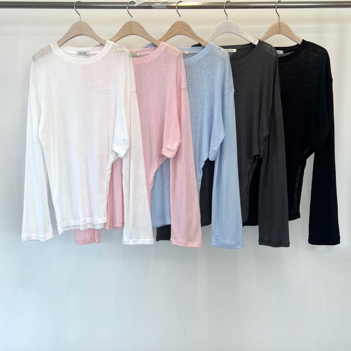 Another Avenue - Korean Women Fashion - #womensfashion - Line Cutting Tee